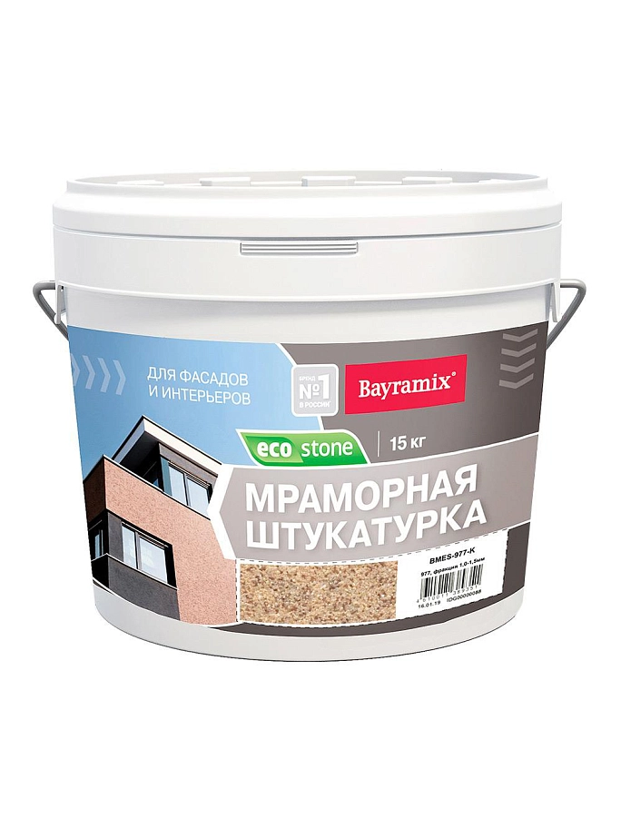 Bayramix EcoStone / Байрамикс ЭкоСтон Штукатурка декоративная мраморная