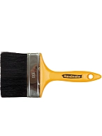 Кисть плоская "Handmaler YELLOW", черная смешанная щетина, пластик. ручка, 100 мм