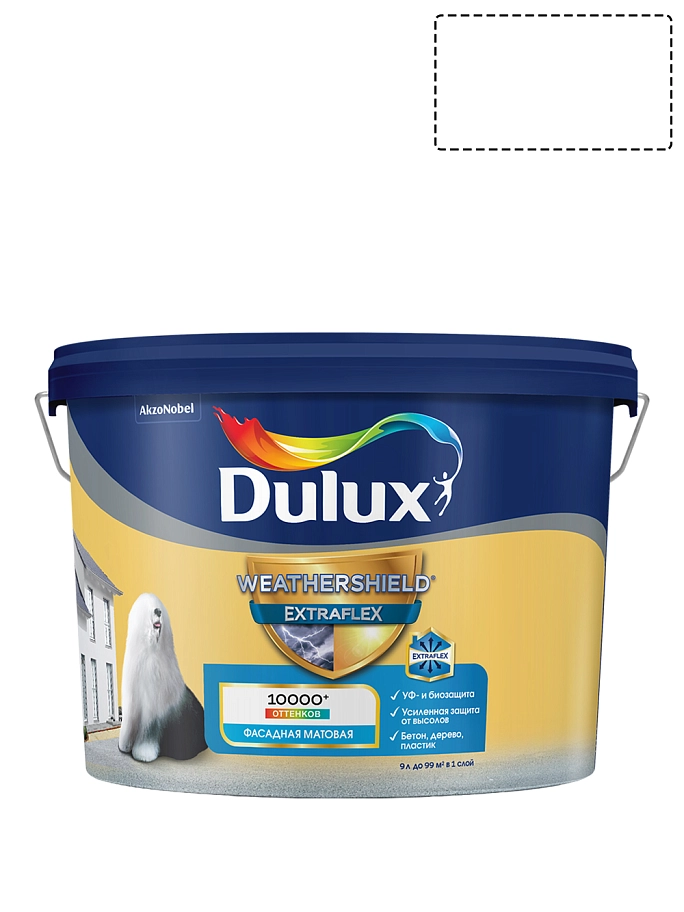 Dulux Weathershield Extraflex / Визершилд Экстрафлекс Краска фасадная матовая