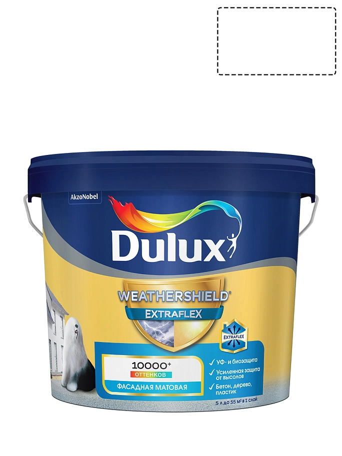 Dulux Weathershield Extraflex / Визершилд Экстрафлекс Краска фасадная матовая