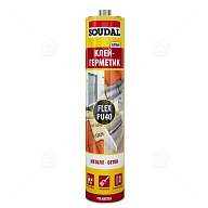 Герметик полиуретановый универсальный Soudal Flex PU 40 белый 300 мл.
