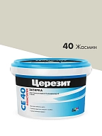 ЦерезитЗатирка д/швов до 10мм (жасмин 40) 2кг СЕ 40