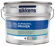 Sikkens Alphacryl Primer / Сиккенс Альфакрил Праймер Грунт изолирующий акриловый колеруемый полуматовая