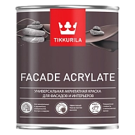 Краска фасадная Фасад Акрилат Тиккурила A гл/мат 2,7л
