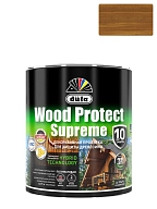 Пропитка декоративная для защиты древесины Dufa Wood Protect Supreme тиковое дерево 0,75 л