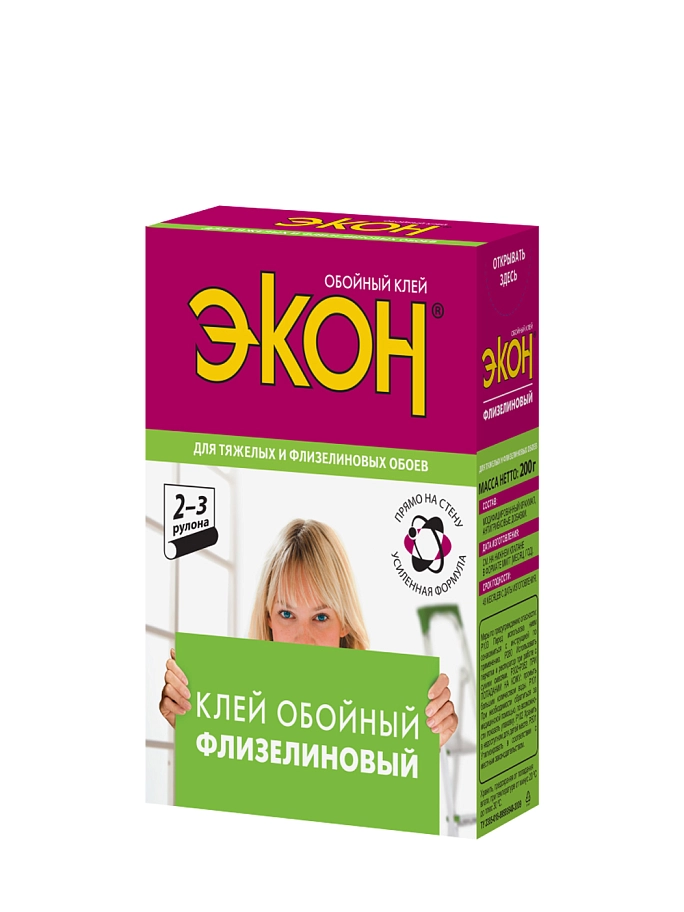Экон Флизелиновый Клей обойный для флизелиновых обоев