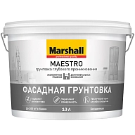 Marshall Maestro / Маршалл Маэстро Грунт для фасадных работ акриловый глубокого проникновения глубокоматовый