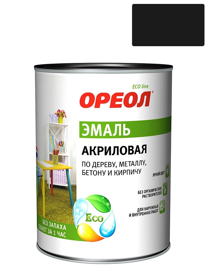 Ореол Эмаль универсальная акриловая глянцевая