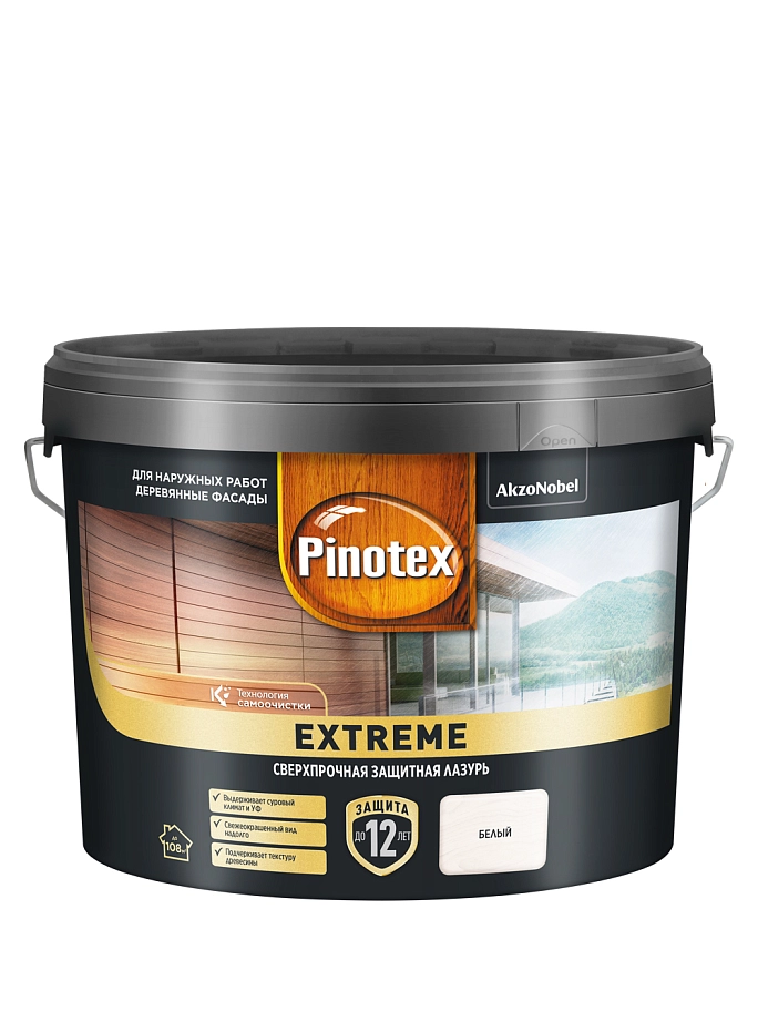 Pinotex Extreme/ Пинотекс Экстрим Пропитка декоративная для защиты древесины полуматовая
