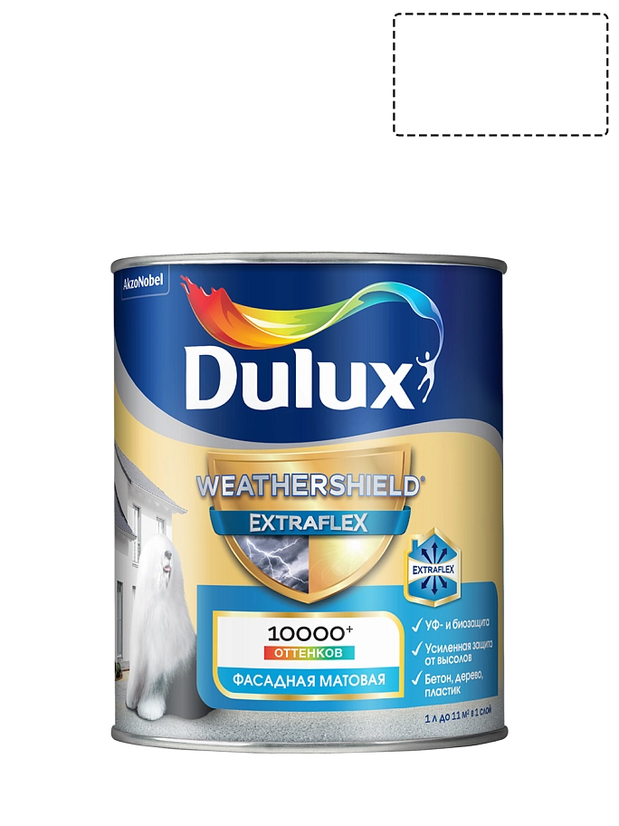 Dulux Weathershield Extraflex / Визершилд Экстрафлекс Краска фасадная матовая
