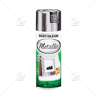 Краска декоративная с эффектом яркого металлика Specialty Metallic Spray серебро спрей 312 г.