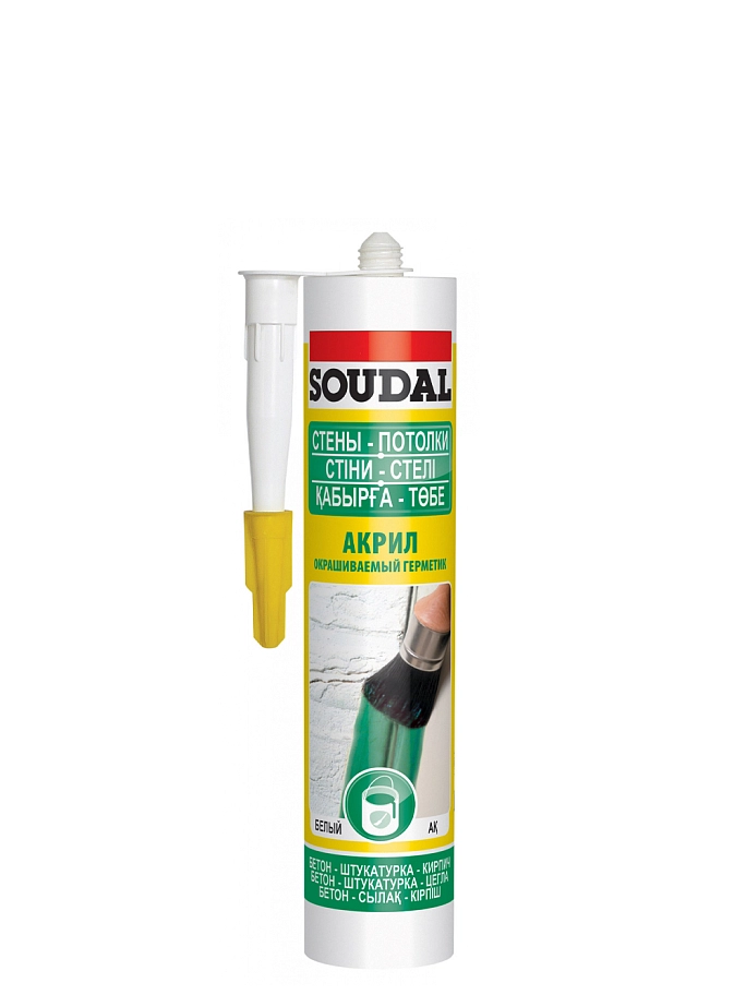 Soudal / Соудал Герметик акриловый универсальный окрашиваемый