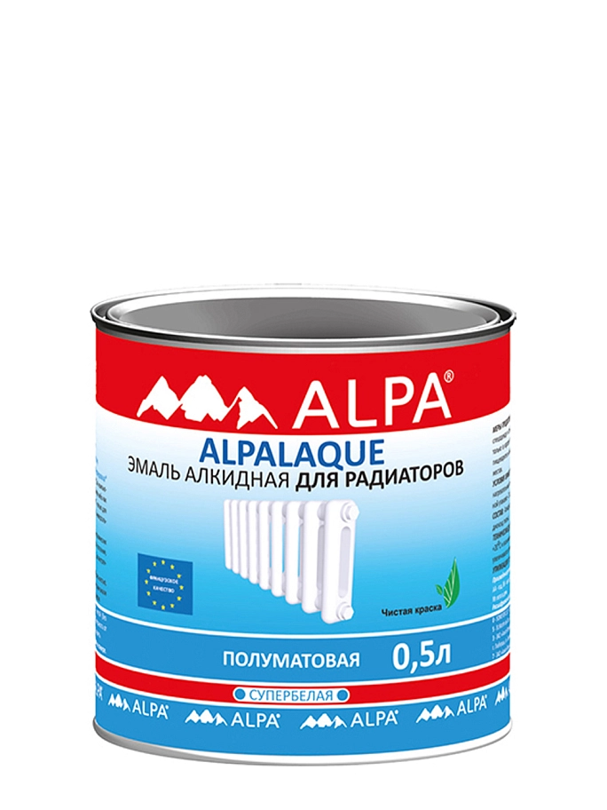 Alpa Alpalaque / Альпа Альпалак Эмаль для радиаторов полуматвая