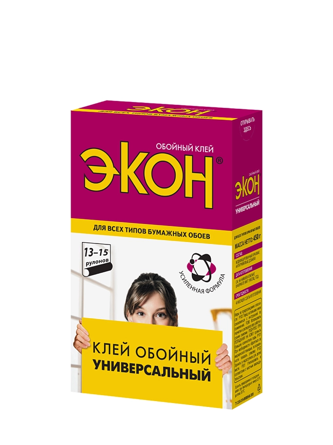 Экон Универсальный Клей обойный для бумажных обоев