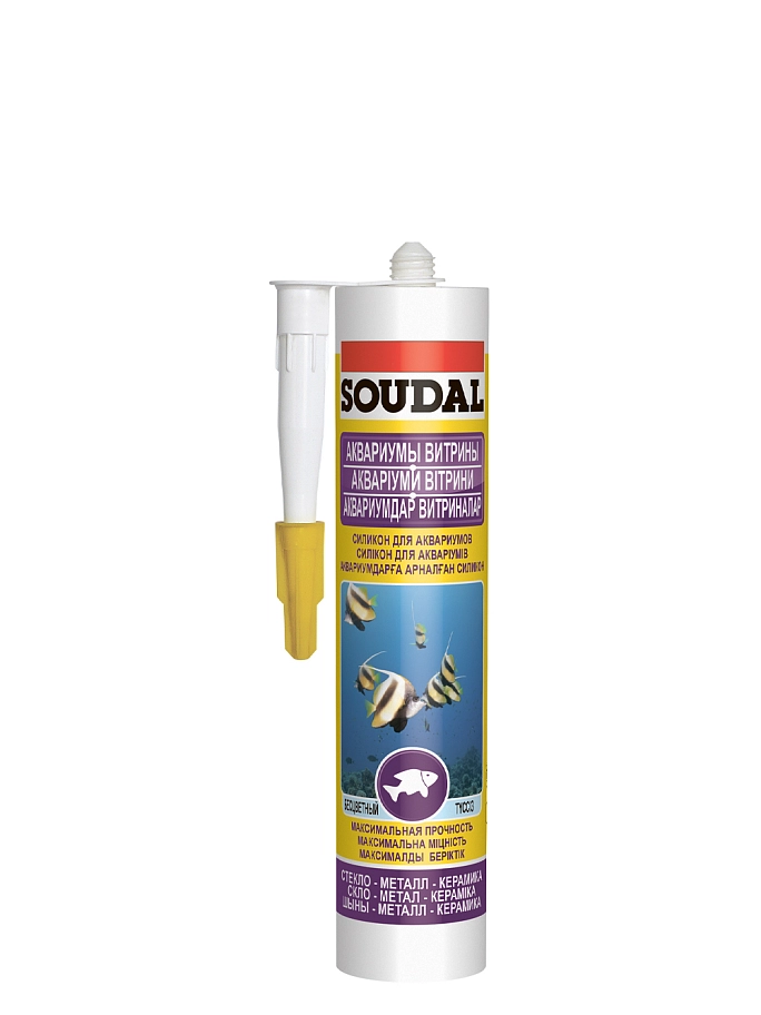Soudal / Соудал Герметик для аквариумов силиконовый