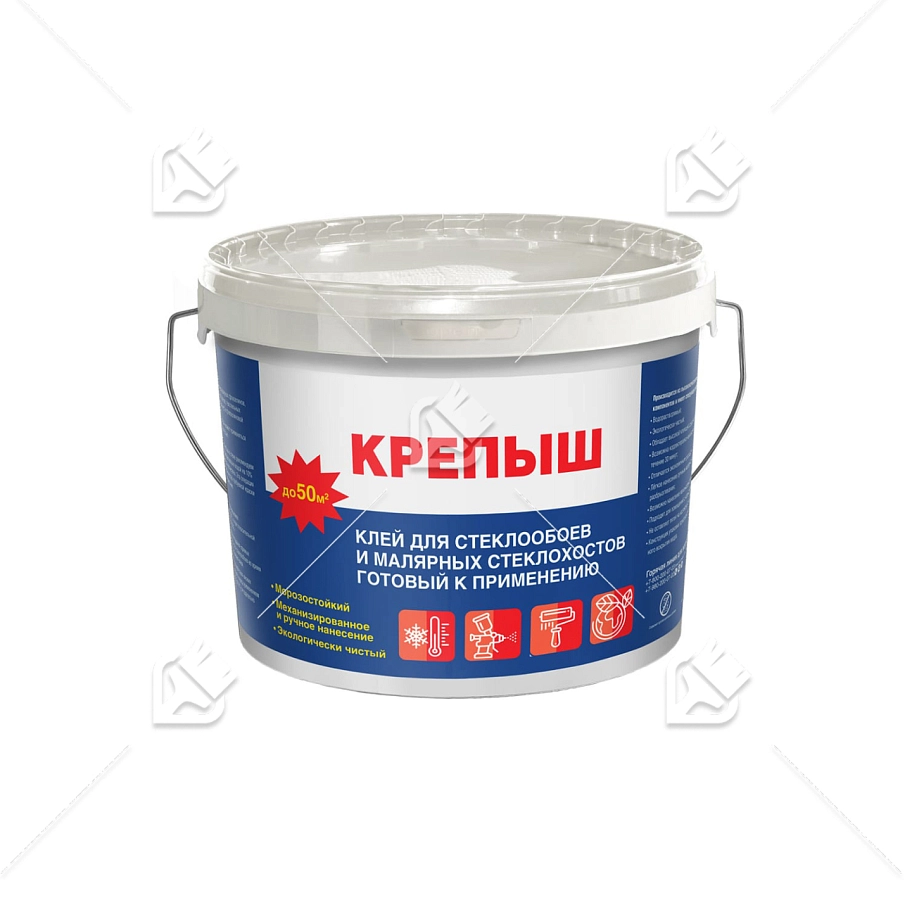 Клей для обоев 10кг Крепыш