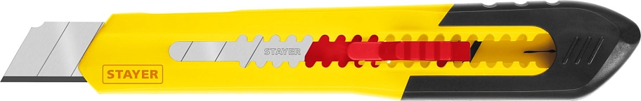 Stayer Standart / Стайер Стандарт Нож с сигментированным лезвием, инструментальная сталь