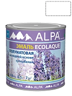 Alpa Ecolaque / Альпа Эколак Эмаль универсальная полуматовая
