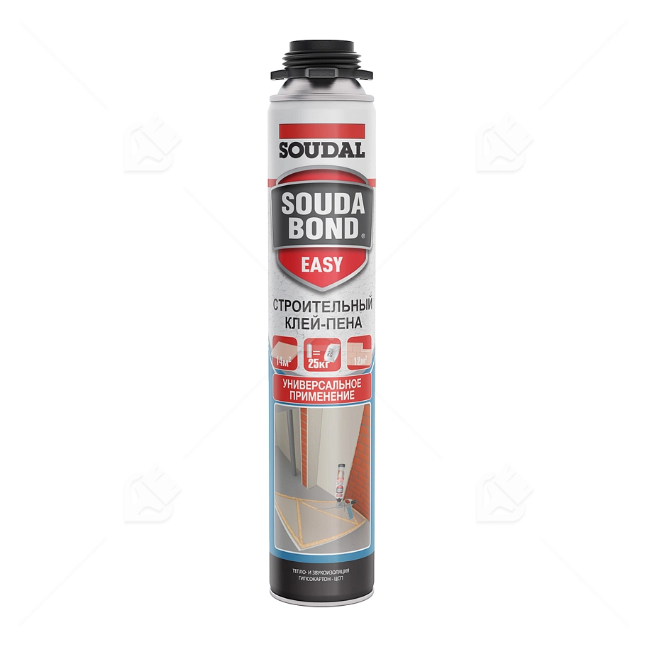 Клей-пена универсальная полиуретановая Soudal Soudabond Easy Gun 750 мл.