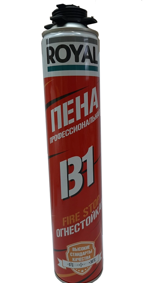 ROYAL В1 FIRESTOP пена проф. огнестойкая 750мл