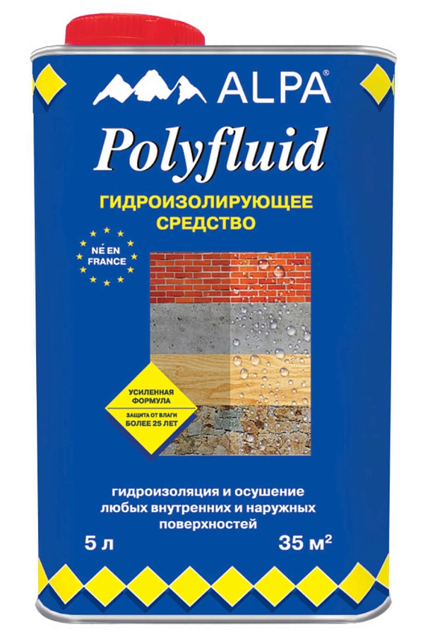 Alpa Polyfluid / Альпа Полифлюид Средство гидроизолирующее