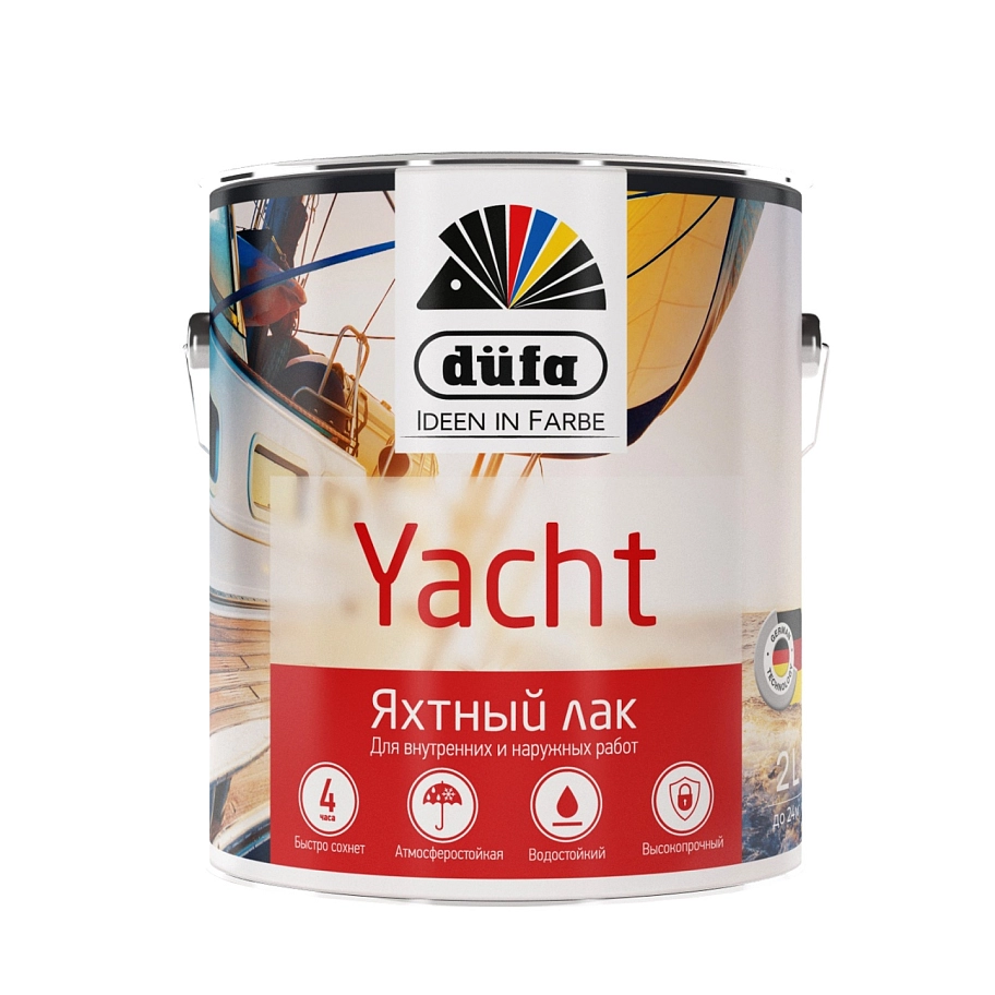 Dufa Yacht / Дюфа Яхт Лак яхтный алкидно-полиуретановый полуматовый