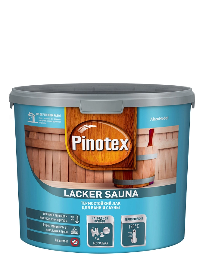 Pinotex Lacker Sauna/Пинотекс Лакер Сауна Лак термостойкий