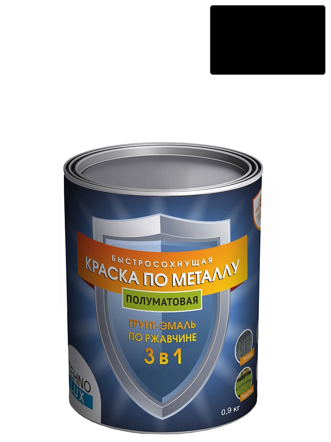 Технолюкс Грунт-эмаль 3 в 1 полуматовая