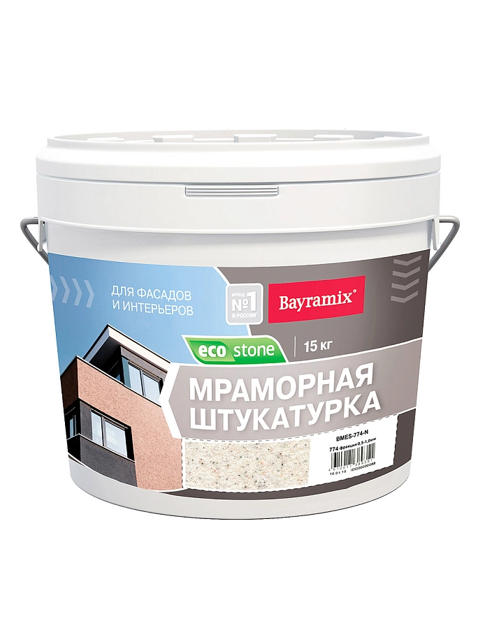 Bayramix EcoStone / Байрамикс ЭкоСтон Штукатурка декоративная мраморная