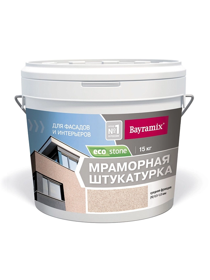 Bayramix EcoStone / Байрамикс ЭкоСтон Штукатурка декоративная мраморная