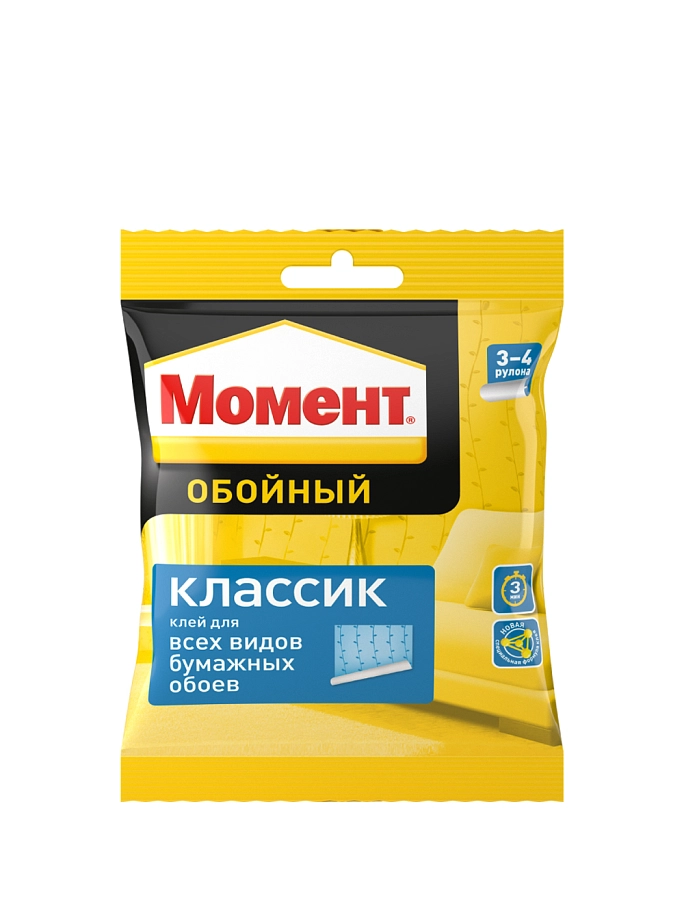 Момент Классик Клей для виниловых и бумажных обоев