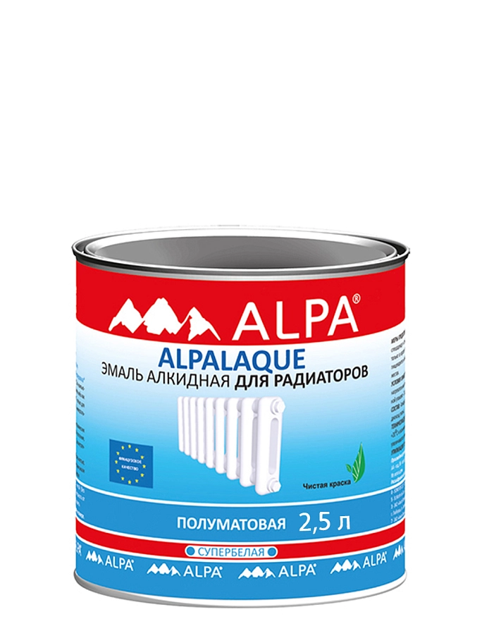 Alpa Alpalaque / Альпа Альпалак Эмаль для радиаторов полуматвая