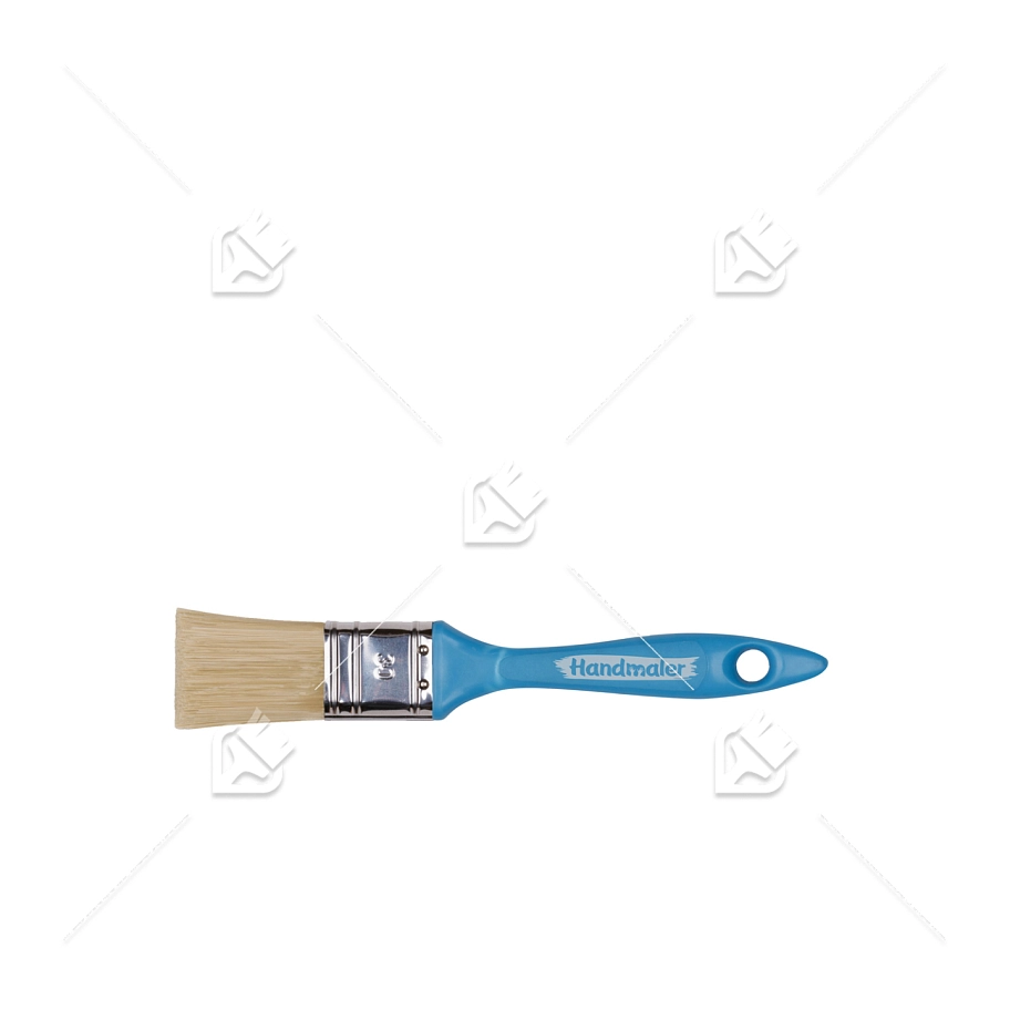 Кисть плоская "Handmaler BLUE", искусственная щетина, пластик. ручка, 30 мм