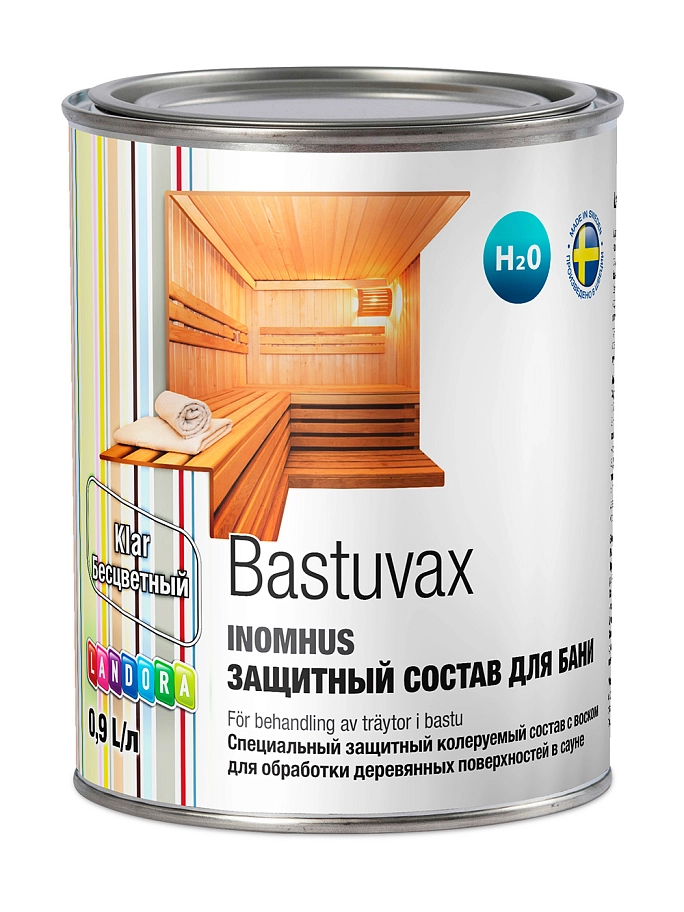 Landora BastuVax/ Ландора Бастувакс Лак для бань и саун матовый