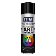 Аэрозольная краска Титан Prof. Art of the colour черная термостойкая (400мл)