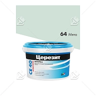 ЦерезитЗатирка д/швов до 10мм (мята 64) 2кг СЕ 40
