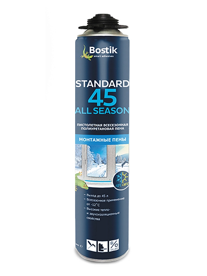 Bostik Standard All Seasons 45 Пена профессиональная всесезонная