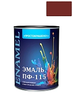Простокрашено Эмаль ПФ-115 универсальная алкидная