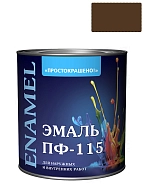 Простокрашено Эмаль ПФ-115 универсальная алкидная