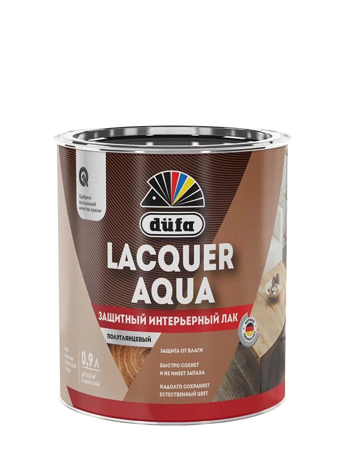 Dufa Lacquer Aqua / Дюфа Лакер Аква Лак интерьерный полуглянцевый