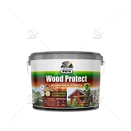 Пропитка декоративная для защиты древесины Dufa Wood Protect белая 2,5 л