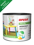Ореол Эмаль универсальная акриловая глянцевая