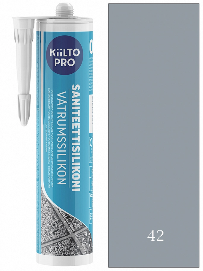 Kiilto Saniteettisilikoni / Киилто Санитееттисиликони Герметик силиконовый санитарный