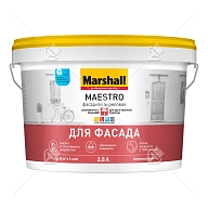 МаршМАЭСТРО краска в/э фасадная акрил. глубокомат. база BW (2,5л)
