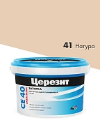 ЦерезитЗатирка д/швов до 10мм (натура 41) 2кг СЕ 40