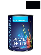 Простокрашено Эмаль ПФ-115 универсальная алкидная