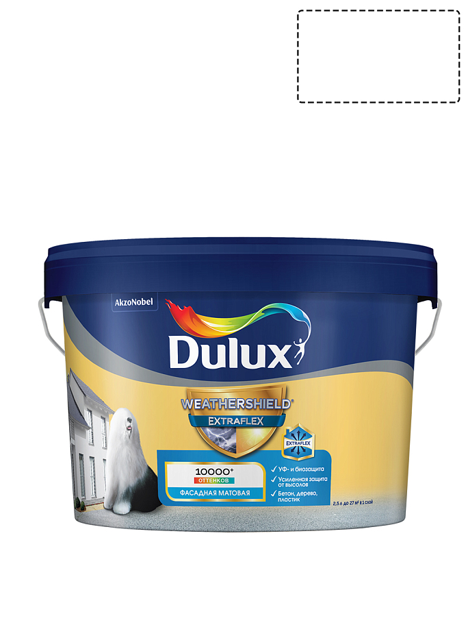 Dulux Weathershield Extraflex / Визершилд Экстрафлекс Краска фасадная матовая