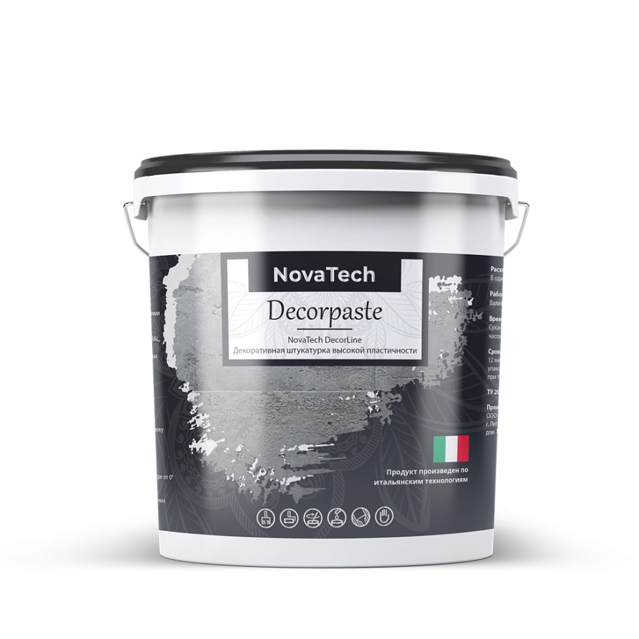 NovaTech Decopaste / Новатэк Декопаст Штукатурка декоративная моделирующая мультиэффектная