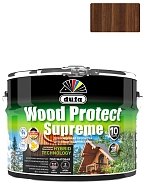 Пропитка декоративная для защиты древесины Dufa Wood Protect Supreme орех 9 л