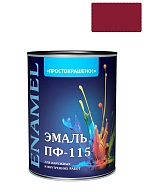 Простокрашено Эмаль ПФ-115 универсальная алкидная